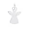 12 Pack: Charmalong™ Silver Plated Angel Charm by Bead Landing™